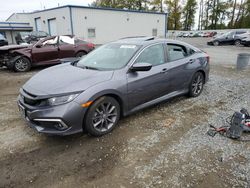 Salvage cars for sale from Copart Arlington, WA: 2020 Honda Civic EX