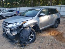 Salvage cars for sale at Austell, GA auction: 2019 Toyota Highlander LE