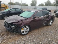 Salvage cars for sale at Oklahoma City, OK auction: 2014 Nissan Maxima S