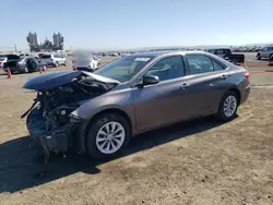 Toyota salvage cars for sale: 2017 Toyota Camry LE