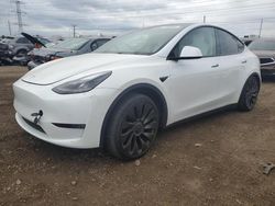 Salvage cars for sale at Elgin, IL auction: 2022 Tesla Model Y