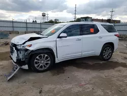 2018 Chevrolet Traverse Premier en venta en Chicago Heights, IL