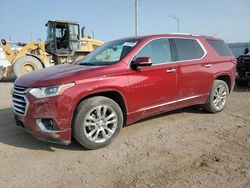 Chevrolet salvage cars for sale: 2018 Chevrolet Traverse High Country