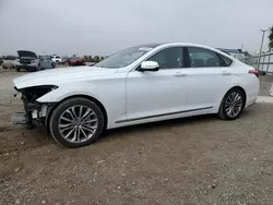 Salvage cars for sale at San Diego, CA auction: 2017 Genesis G80 Base