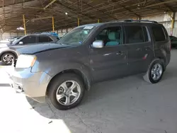 Salvage cars for sale at auction: 2013 Honda Pilot EX