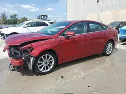 Salvage cars for sale at Lawrenceburg, KY auction: 2017 Ford Fusion SE