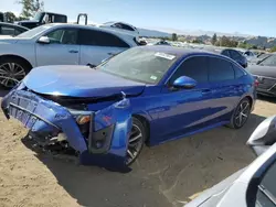 Salvage cars for sale at San Martin, CA auction: 2022 Honda Civic Touring