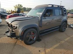 Salvage cars for sale at Woodhaven, MI auction: 2022 Land Rover Defender 110 X