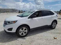 Salvage cars for sale at Arcadia, FL auction: 2016 Ford Edge SE