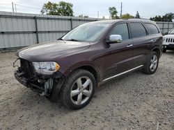 Salvage cars for sale at Lansing, MI auction: 2012 Dodge Durango Citadel