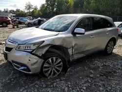 Salvage cars for sale at Waldorf, MD auction: 2014 Acura MDX Technology