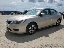 Salvage cars for sale at Arcadia, FL auction: 2015 Honda Accord LX