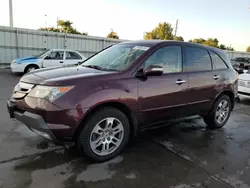 Salvage cars for sale at Littleton, CO auction: 2008 Acura MDX Technology