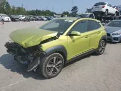 Salvage cars for sale at Bridgeton, MO auction: 2020 Hyundai Kona Limited