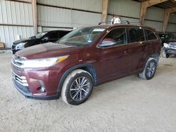 Salvage cars for sale from Copart Houston, TX: 2018 Toyota Highlander SE