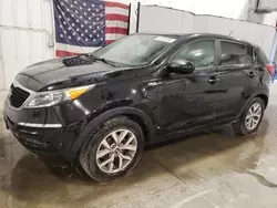 Salvage cars for sale at Avon, MN auction: 2016 KIA Sportage LX