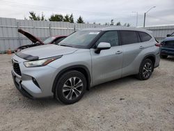 Salvage cars for sale at Nisku, AB auction: 2020 Toyota Highlander XLE