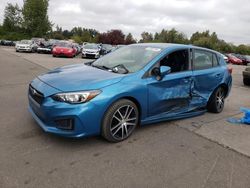 Salvage cars for sale at Woodburn, OR auction: 2017 Subaru Impreza Sport