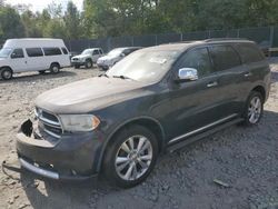 Salvage cars for sale at Waldorf, MD auction: 2011 Dodge Durango Crew