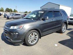 Salvage cars for sale at Nampa, ID auction: 2018 Ford Explorer Limited