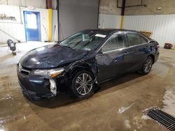 Salvage cars for sale from Copart Glassboro, NJ: 2016 Toyota Camry LE