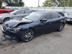 Salvage cars for sale at Moraine, OH auction: 2016 Mazda 6 Grand Touring