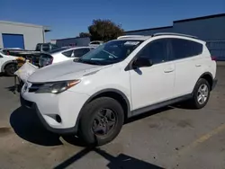 Salvage cars for sale at Hayward, CA auction: 2014 Toyota Rav4 LE