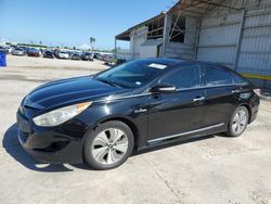 Salvage cars for sale at Corpus Christi, TX auction: 2015 Hyundai Sonata Hybrid