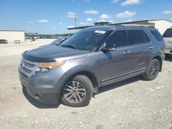 Salvage cars for sale at Temple, TX auction: 2014 Ford Explorer XLT