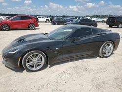 Chevrolet salvage cars for sale: 2017 Chevrolet Corvette Stingray 1LT