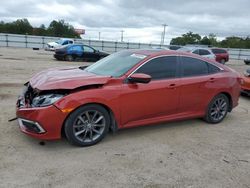 Honda salvage cars for sale: 2020 Honda Civic EXL