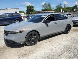 Salvage cars for sale at Opa Locka, FL auction: 2024 Honda Accord Hybrid SPORT-L