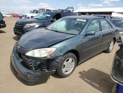 Salvage cars for sale at Brighton, CO auction: 2002 Toyota Camry LE