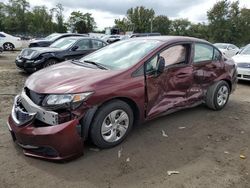 Honda salvage cars for sale: 2014 Honda Civic LX