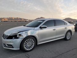 Salvage cars for sale at North Las Vegas, NV auction: 2017 Volkswagen Passat SE