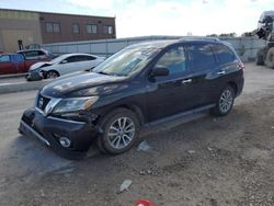 Salvage cars for sale at Kansas City, KS auction: 2016 Nissan Pathfinder S