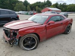 Salvage cars for sale at Mendon, MA auction: 2015 Chevrolet Camaro LT