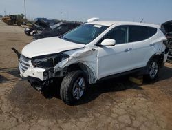 Salvage cars for sale at Woodhaven, MI auction: 2018 Hyundai Santa FE Sport