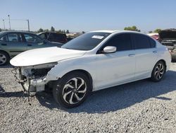 Salvage cars for sale at Mentone, CA auction: 2017 Honda Accord EXL