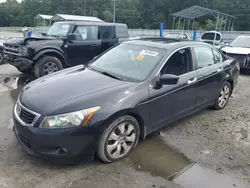 Salvage cars for sale at Savannah, GA auction: 2008 Honda Accord EXL