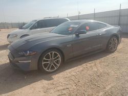 Salvage cars for sale at Andrews, TX auction: 2021 Ford Mustang GT