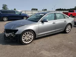 Salvage cars for sale at Dunn, NC auction: 2013 Audi A6 Premium Plus