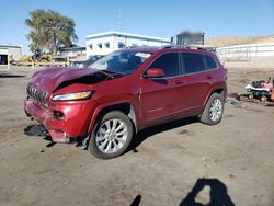 Jeep salvage cars for sale: 2017 Jeep Cherokee Overland