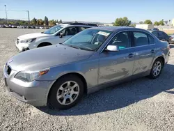 Salvage cars for sale at Mentone, CA auction: 2004 BMW 525 I