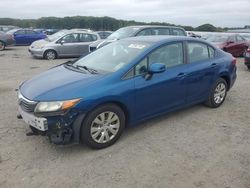 Honda salvage cars for sale: 2012 Honda Civic LX