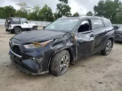 Toyota Highlander salvage cars for sale: 2024 Toyota Highlander LE