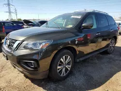 Salvage cars for sale from Copart Elgin, IL: 2017 Nissan Pathfinder S