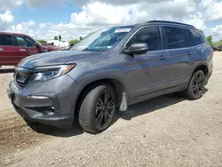 Salvage cars for sale at Mercedes, TX auction: 2022 Honda Pilot SE