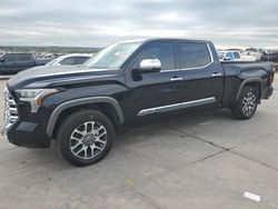 Salvage cars for sale at Grand Prairie, TX auction: 2022 Toyota Tundra Crewmax Platinum