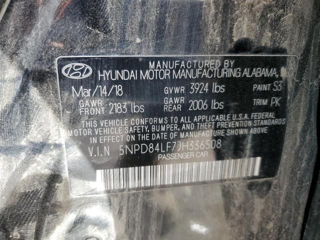 2018 Hyundai Elantra SEL